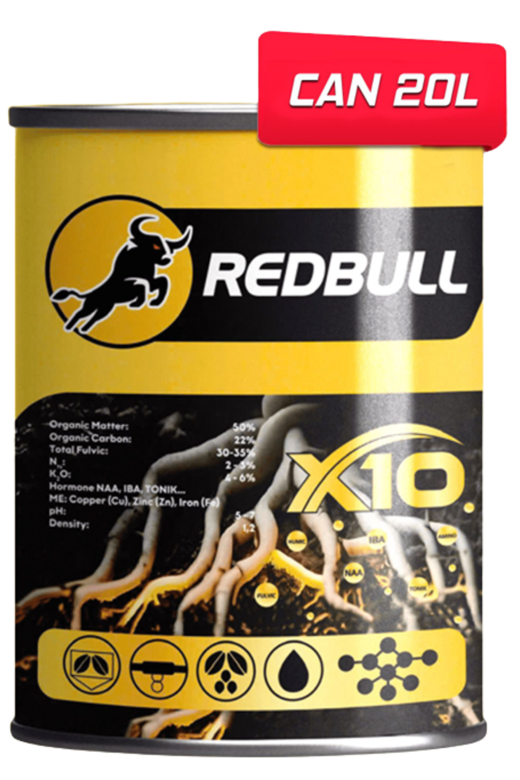 ORGANIC REDBULL 10X